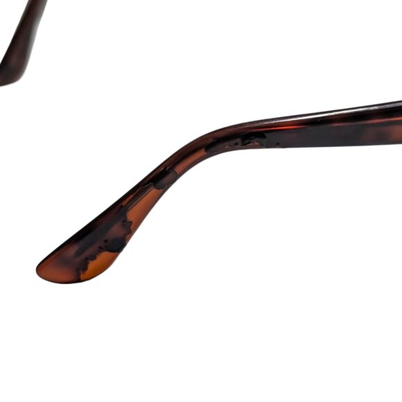 Gucci Italy GG 2844 NVX Dark Brown Half Rim Eyeglasses Frame 51-17-135 FLAW - Picture 4 of 13